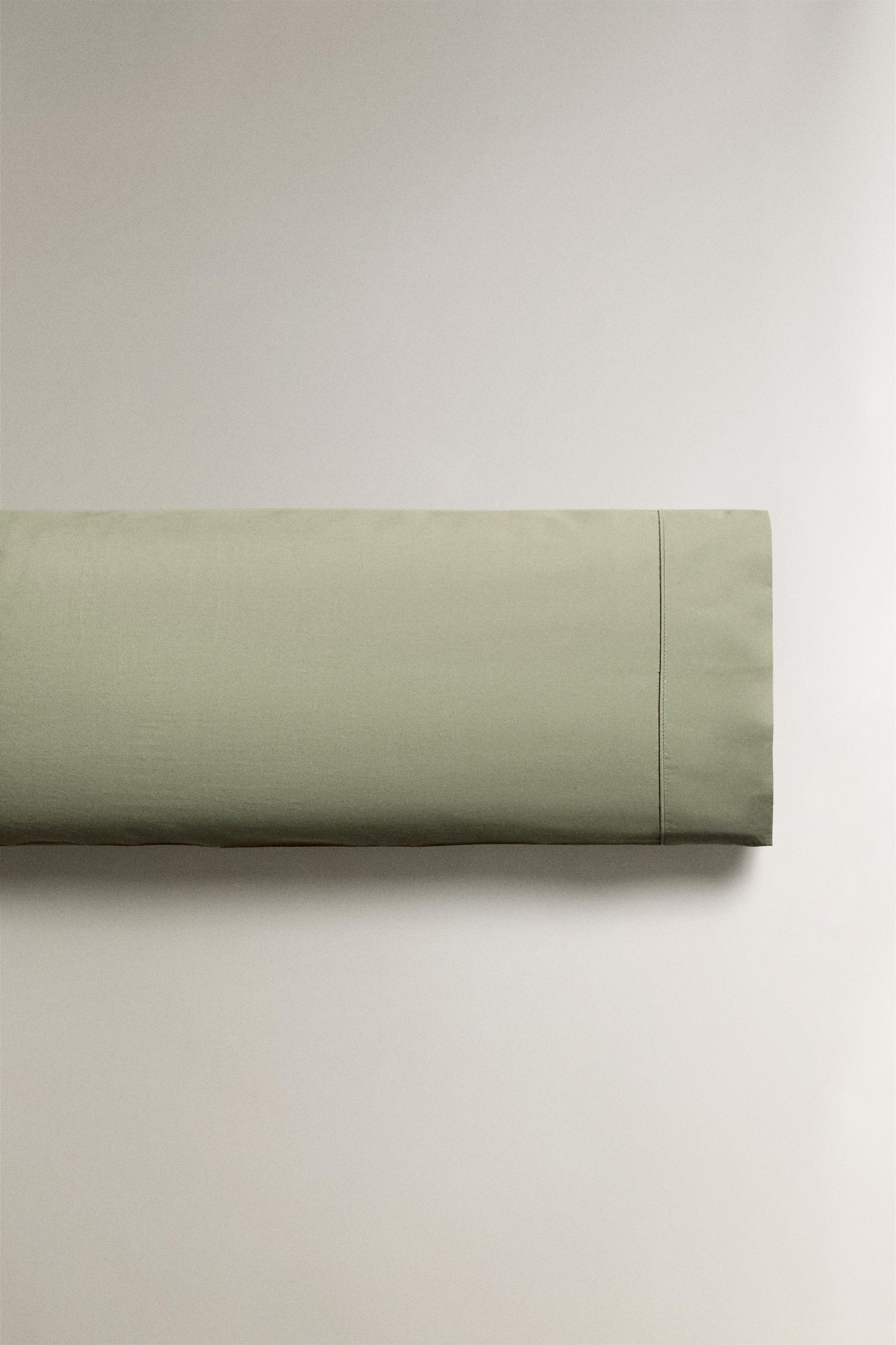 COTTON PERCALE PILLOWCASE (300 THREAD COUNT)